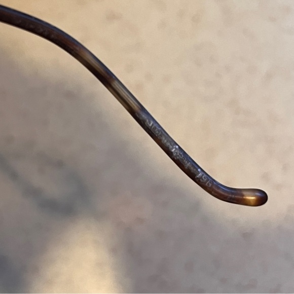 Classic 90s Tortoise Shell Wmn Small Frame Rose Colored Sunglasses Tint Metal - Picture 14 of 16